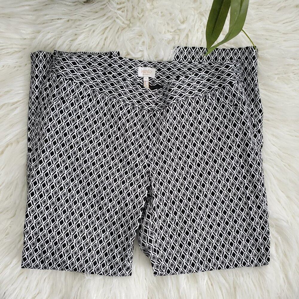 Laundry By Shelli Segal Cropped Trousers Size 4